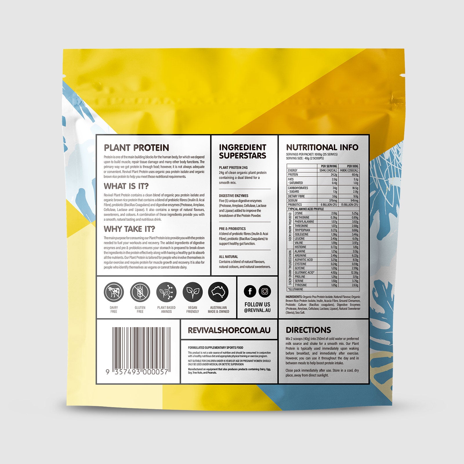 Revival - Plant Protein - 1Kg