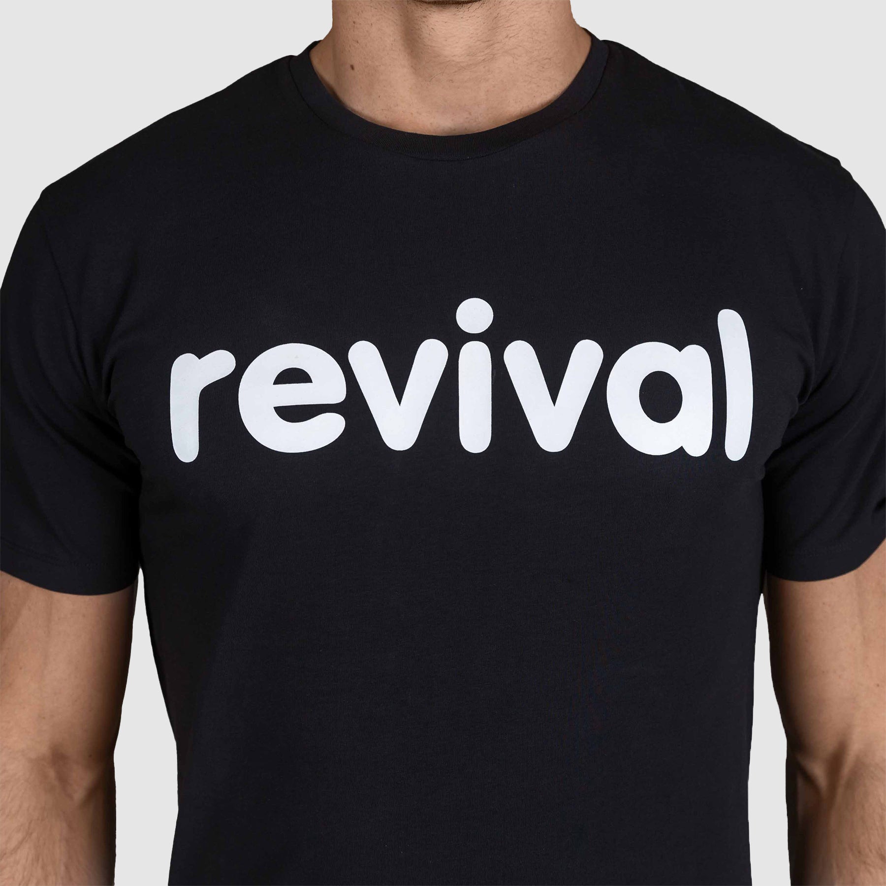 Revival - Essential Mens T-Shirt - Black/White