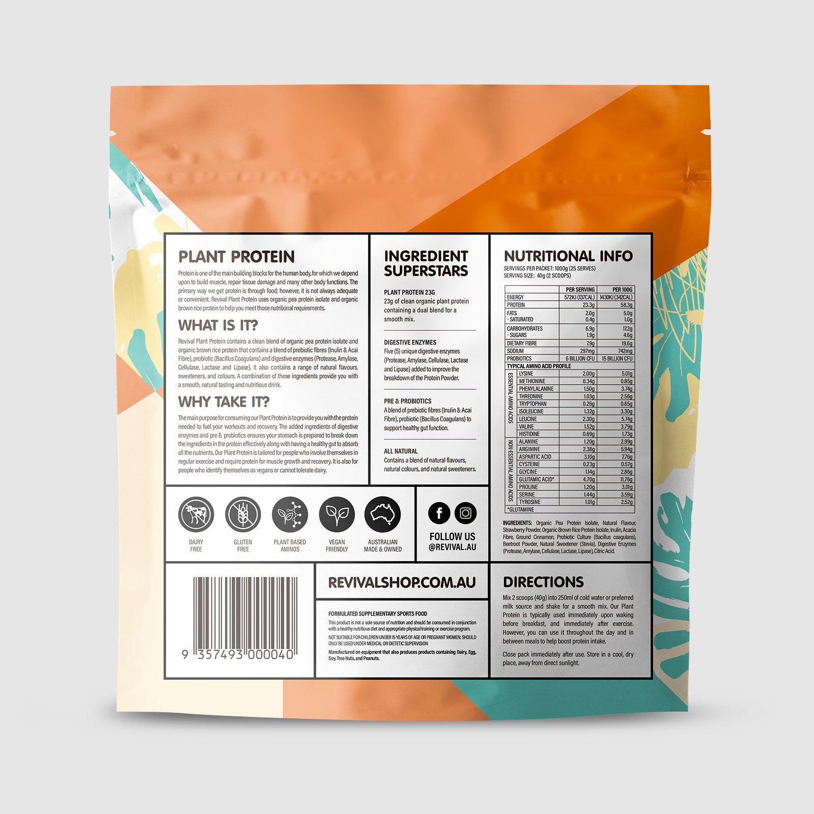 Revival - Plant Protein - 1Kg